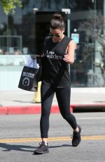 LEA MICHELE Out Shopping in Los Angeles 09/20/2016