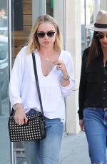 LEA MICHELLE and BECCA TOBIN Out Shopping in West Hollywood 09/15/2016