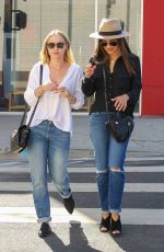 LEA MICHELLE and BECCA TOBIN Out Shopping in West Hollywood 09/15/2016