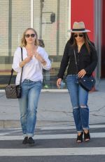 LEA MICHELLE and BECCA TOBIN Out Shopping in West Hollywood 09/15/2016
