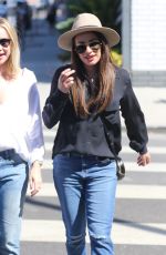 LEA MICHELLE and BECCA TOBIN Out Shopping in West Hollywood 09/15/2016