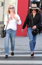 LEA MICHELLE and BECCA TOBIN Out Shopping in West Hollywood 09/15/2016