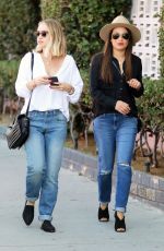 LEA MICHELLE and BECCA TOBIN Out Shopping in West Hollywood 09/15/2016