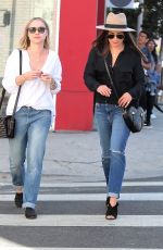 LEA MICHELLE and BECCA TOBIN Out Shopping in West Hollywood 09/15/2016