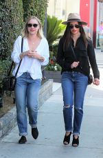 LEA MICHELLE and BECCA TOBIN Out Shopping in West Hollywood 09/15/2016