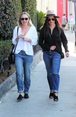 LEA MICHELLE and BECCA TOBIN Out Shopping in West Hollywood 09/15/2016