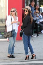 LEA MICHELLE and BECCA TOBIN Out Shopping in West Hollywood 09/15/2016