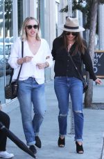 LEA MICHELLE and BECCA TOBIN Out Shopping in West Hollywood 09/15/2016