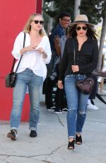 LEA MICHELLE and BECCA TOBIN Out Shopping in West Hollywood 09/15/2016