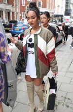 LEIGH-ANNE PINNOCK at Aspinal of London Presentation at London Fashion Week 09/19/2016