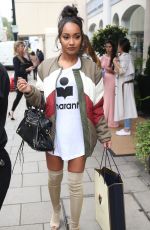 LEIGH-ANNE PINNOCK at Aspinal of London Presentation at London Fashion Week 09/19/2016
