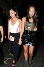 LEIGH-ANNE PINNOCK Leaves Mahiki Nightclub in London 09/14/2016