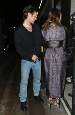 LILY JAMES Leaves Soho House in London 09/20/2016