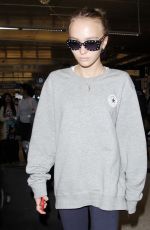 LILY-ROSE DEPP at LAX Airport in Los Angeles 09/19/2016