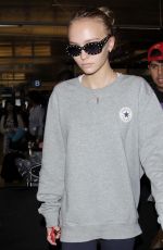 LILY-ROSE DEPP at LAX Airport in Los Angeles 09/19/2016