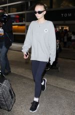 LILY-ROSE DEPP at LAX Airport in Los Angeles 09/19/2016