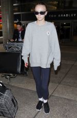 LILY-ROSE DEPP at LAX Airport in Los Angeles 09/19/2016