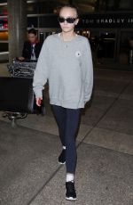 LILY-ROSE DEPP at LAX Airport in Los Angeles 09/19/2016
