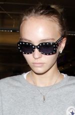 LILY-ROSE DEPP at LAX Airport in Los Angeles 09/19/2016