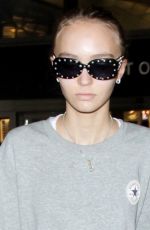 LILY-ROSE DEPP at LAX Airport in Los Angeles 09/19/2016