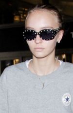 LILY-ROSE DEPP at LAX Airport in Los Angeles 09/19/2016