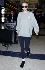 LILY-ROSE DEPP at LAX Airport in Los Angeles 09/19/2016