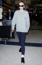 LILY-ROSE DEPP at LAX Airport in Los Angeles 09/19/2016