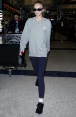 LILY-ROSE DEPP at LAX Airport in Los Angeles 09/19/2016