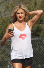 LINDSAY ARNOLD on the Set of DWTS Season 23 Promos in Los Angeles 08/29/2016