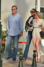 LINDSAY LOHAN Out and About in Athens 09/09/2016