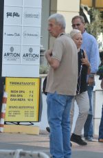 LINDSAY LOHAN Out and About in Athens 09/09/2016