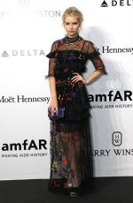 LOTTIE MOSS at Amfar Gala at Museo Della Permanente in Milan 09/24/2016