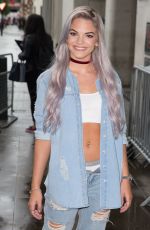 LOUISA JOHNSON at BBC Radio 1 Studios in London 09/05/2016