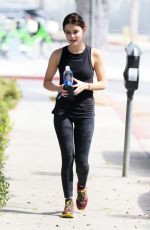 LUCY HALE Arrives at a Gym in Los Angeles 09/27/2016