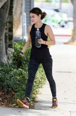 LUCY HALE Arrives at a Gym in Los Angeles 09/27/2016