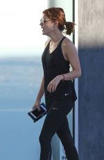 LUCY HALE Arrives at a Nail Salon in West Hollywood 09/24/2016