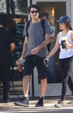 LUCY HALE at Starbucks in Los Angeles 09/28/2016
