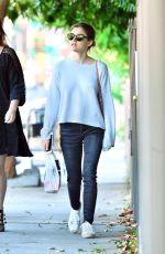 LUCY HALE Out and About in Studio City 09/28/2016