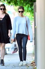 LUCY HALE Out and About in Studio City 09/28/2016