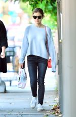 LUCY HALE Out and About in Studio City 09/28/2016