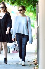 LUCY HALE Out and About in Studio City 09/28/2016
