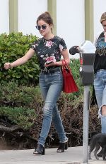 LUCY HALE Out Shopping in Los Angeles 09/12/2016