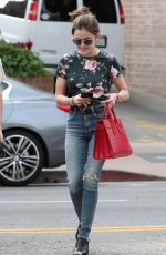 LUCY HALE Out Shopping in Los Angeles 09/12/2016