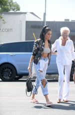 MADISON BEER in Ripped Jeans Out Shopping in West Hollywood 09/05/2016