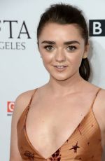 MAISIE WILLIAMS at BBC America Bafta Los Angeles TV Tea Party 2016 in West Hollywood 09/17/2016