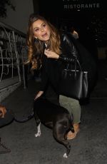 MARIA MENOUNOS Leaves Madeo Restaurant in West Hollywood 09/14/2016
