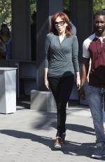 MARILU HENNER on the Set of Extra in Universal City 08/30/2016