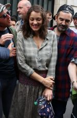 MARION COTILLARD Leaves RTL Radio in Paris 09/15/2016