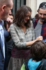 MARION COTILLARD Leaves RTL Radio in Paris 09/15/2016