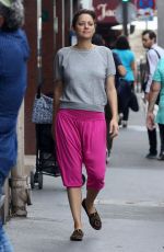 MARION COTILLARD Out and About in Paris 09/13/2016